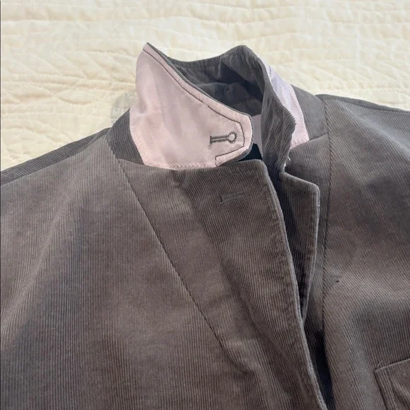 Talbots Women's Gray Blazer with Pink Lining - Picture 2 of 7